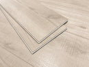 SPC Vinyl Rigid Core 9" Width 60" RL, 7mm Thick, 1.5mm IXPE Soho Pearl Zephyr Floors - Mazzia Collection Product shoot tile edge view 