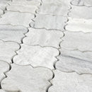 Solto White Marble Casablanca on 12" x 12" Mesh Mosaic Tile