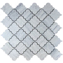 Solto White Marble Casablanca on 12" x 12" Mesh Mosaic Tile