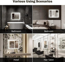 Standard Center Glow LED Bathroom Mirror