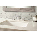 Statuario celano hexagon 11.02X12.75 glass mesh mounted mosaic tile SMOT GLS STACEL6MM product shot bath view