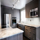 Statuario celano picket 14X9.5 glass mesh-mounted mosaic tile SMOT-GLSPK-STACEL6MM product shot kitchen view