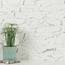 Statuario Celano 11.6x11.61 Glass Mesh Mounted Mosaic Tile SMOT-GLS-STACEL36 prod shot wall view 4