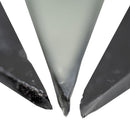 Stella metallica 8.5"x14.88" paper face glass mosaic wall tile SMOT-GLSB-STEMET6MM product shot profile view