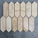 Patara Strada Pattern 12" x 12" Honed Travertine Mesh-Mounted Mosaic Tile