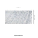 Arabescato Venato Milano Ribbo 12"x24" Honed Fluted Marble Wall Tile - MSI Collection measurement view