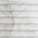 Arabescato Venato Valentino Fluto 12"x24" Honed Fluted Marble Wall Tile - MSI Collection closeup view