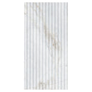 Capri Blue Valentino Fluto 12"x24" Honed Fluted Marble Wall Tile - MSI Collection tile view