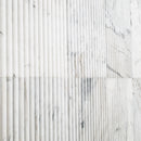 Capri Blue Valentino Fluto 12"x24" Honed Fluted Marble Wall Tile - MSI Collection angle view