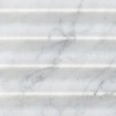 Carrara White Valentino Fluto 12"x24" Honed Fluted Marble Wall Tile - MSI Collection
