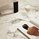 City light 12"x12" Polished Marble Tile Product shoot marble Profile view 