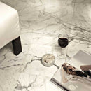 City light 12"x12" Polished Marble Tile Product shoot marble Profile view  1