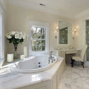 Calacatta Gold 2 3/4"x5 1/2" Polished Marble Tile product shot bath view