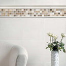 Hampton Honed 12"x12" Limestone Tile room shot living room view