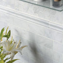 Glacier Honed 2 3/4"x5 1/2" Marble Tile Product shot profile view 2