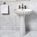 Glacier Honed 5 1/2"x5 1/2" Marble Tile Product shot basin view