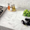 Lonte 5 1/2"x5 1/2" Polished Marble Tile room shot kitchen view