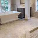 Silver Skyes 12"x12" Polished Marble Tile bath view 2