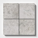 Silver Skyes Polished 4"x4" Marble Tile wall view