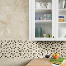 Royal Polished 18"x18" Marble Tile product shot kitchen view