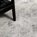 Silver light 12"x12" Honed Marble Tile Product shoot tile view 2