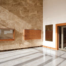 Silver Skyes 12"x24" Polished Marble Tile commercial entrance view