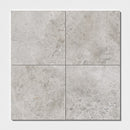 Silver light 18"x18" Honed Marble Tile Product shoot tile view 2