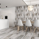 Citylight Polished 12"x24" Marble Tile kitchen view 2