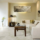 Royal Antiqued 12"x12" Marble Tile product shot hall view