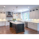 Lonte 2 3/4"x5 1/2" Polished Subway Marble Tile room shot kitchen view 2