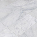 Cararra Honed 12"x24" Marble Tile product shot tile view