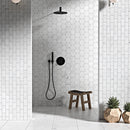 Glacier Honed 18"x18" Marble Tile Product shot profile view 2
