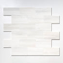 Ice white 6"x12" Honed Marble Tile Product shoot tile view 1