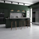 White Dolomiti 12"x24" Classic Honed Marble Tile room shot kitchen view