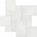 Tranz White Pattern Cottage Marble Versailles Pattern tile view