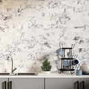Pitoly Honed 3"x12" Marble Tile kitchen shelf view