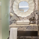 Violet 12"x24" Polished Marble Tile Product shoot wash basin view