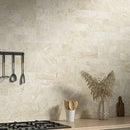 Royal Honed 3"x12" Marble Tile kitchen view
