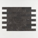 Black Night Honed 3"x12" Marble Tile pattern view