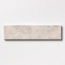 Silver light 3"x12" Honed Marble Tile Product shoot tile view profile