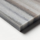 City light Honed 3"x12" Marble Tile Product shoot tile edge view 1