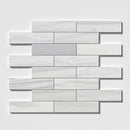 Citylight Leather 3"x12" Marble Tile Product shoot tile view 1