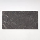 Black Night Honed 12"x24" Marble Tile wall view