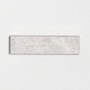 Silver Leather 2"x8" Subway Marble Tile closeup view