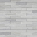 City Leather 2"x8" Marble Tile wall view 2