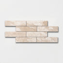Royal Honed 2"x8" Subway Marble Tile profile view