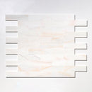 Confetti Honed 3"x12" Subway Marble Tile