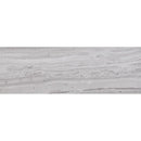 Alpha Light Honed 4"x12" Subway Marble Tile Product shot tile view