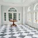 City light 18"x18" Polished Marble Tile Product shoot tile profile view 