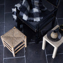 De-Baron Bluestone 16"x24" Lappato Patinato Limestone Tile room shot living room view 2